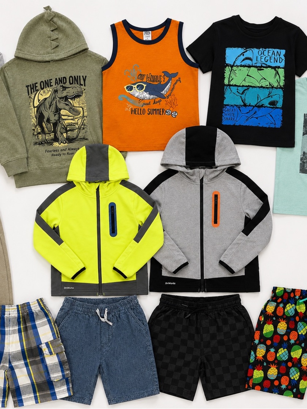 Boys Clothing Lot 12 Pieces Size 4-6 Zara Under Armour Old Navy Nautica Others
